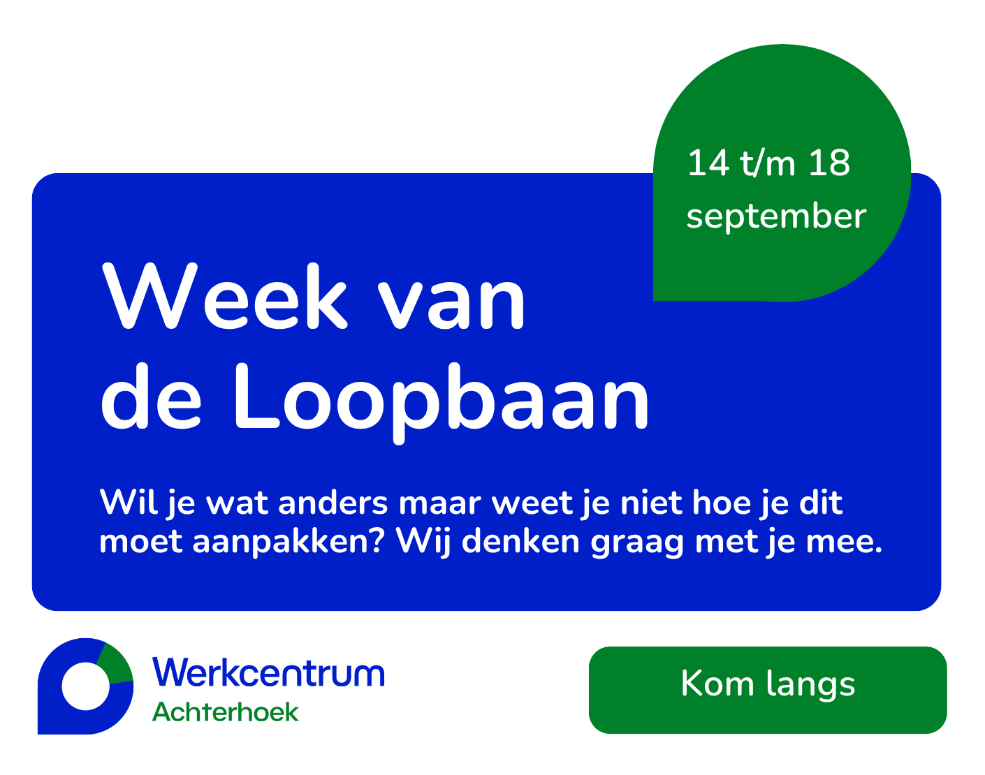 Week van de Loopbaan